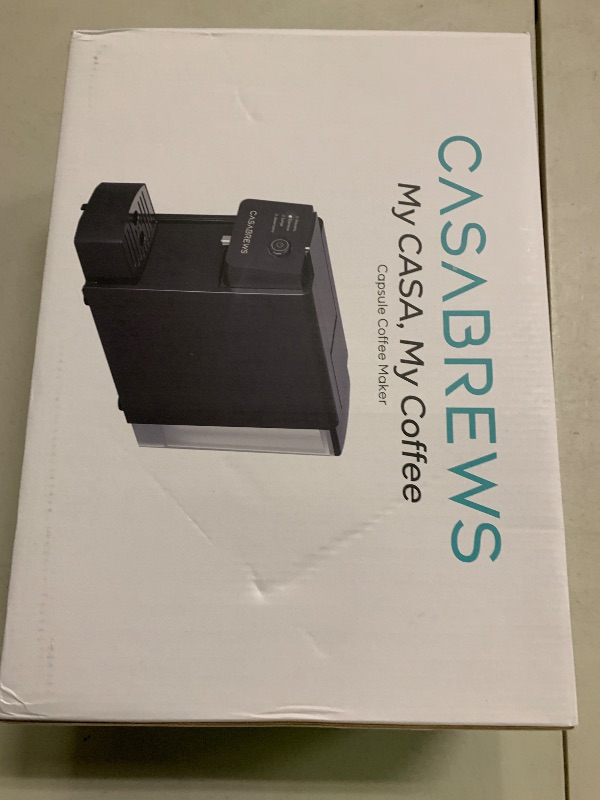 Photo 1 of CASABREWS CM7036E Espresso Machine for Nespresso Original Pods, 20 Bar Compact Capsule Coffee Machine with 21 oz Removable Water Tank and 4 Brewing Modes, Mini Espresso Maker for Home or Office, Black