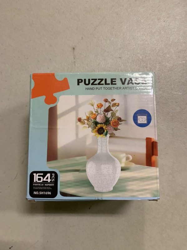 Photo 1 of 3D Puzzle Vase for Adults – Assemble a Stunning Flower Vase from Jigsaw Pieces | A Unique DIY Puzzle Pot and Decorative Home Gift | Challenging Model for Hobbyists and 3D Puzzle Fans