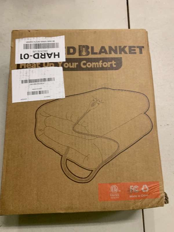 Photo 1 of YUSTAL Electric Heated Blanket Full Size 72x84 Inch - Super Soft Flannel Warm Blanket with 10 Heat Settings, 1-12H Auto Shut Off Timer, Machine Washable (Black)