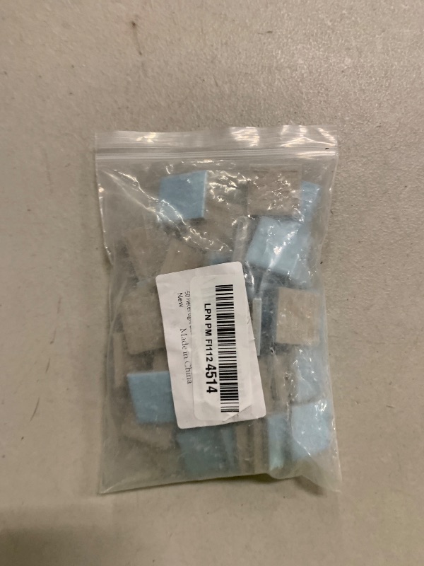 Photo 1 of 50 Pieces Light Blue Mosaic Tiles for Crafts 1" Ceramic Tiles Assorted Colors Square Ceramic Mosaic Project Supplies for Photo Frame Mosaic Stepping Stones Bath Old Pool Furniture Decor