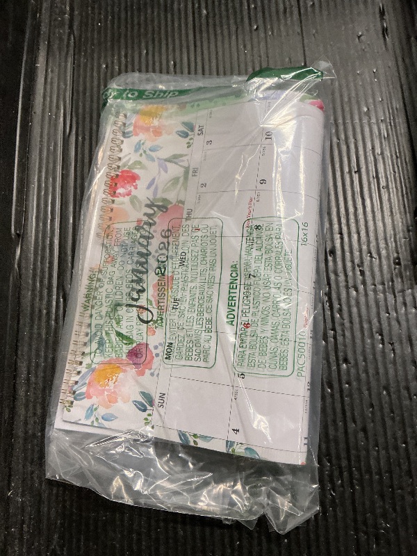 Photo 1 of 2026-2027 Wall Calendar, 18-Month Large Hanging Wall Calendar 2026-2027, Jan. 2026 - Jun. 2027, 12" x 17" Large Calendar 2026 with Twin-Wire Planner for Home & Office Organization, with Stickers