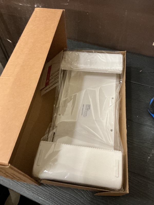 Photo 1 of Monitor Stand Riser, Klearlook Foldable, Height Adjustable Computer Stand, Desk Shelf Riser with Storage Drawer &Tablet Phone Stand for Desktop, Laptop (White)