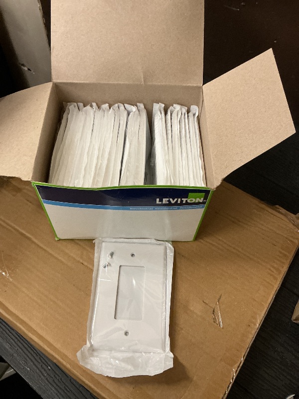 Photo 1 of Leviton white light switch covers