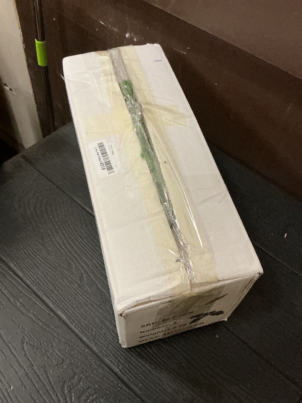 Photo 1 of 2Pcs 6 Ft Artificial Norfolk Pine Garland with 50 LED Lights,Winter Pine Christmas Garland with Lights,Real Touch Faux Greenery Garland for Mantle Fireplace,Table,Window,Outdoor Christmas Decorations