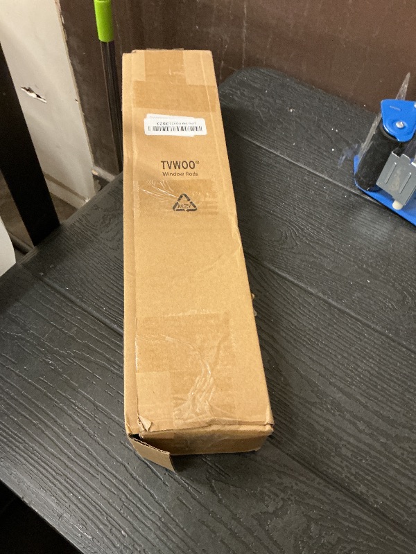 Photo 1 of TVWOO Wrap Around Curtain Rods,White Curtain Rods 66 to 120 Inch,5/8 Inch Adjustable Blackout Curtain Rod with Brackets,Room Darkening Single Window Rod,Metal Hidden Curved Drapery Rods 66-120",White