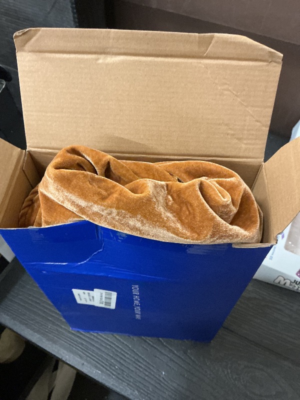 Photo 1 of MIULEE Velvet Table Cloth with Decorative Ruffle Edge Luxurious Soft Washable Rectangular Tablecloth Thick Wrinkle-Resistant Oblong Table Cover for Kitchen Dining Party Wedding 52x70 Inch, Gold