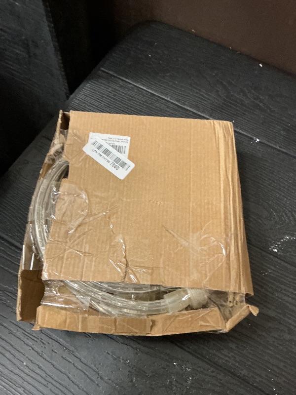 Photo 1 of Brizled Rope Lights Outdoor, 18ft 216 LED Red Christmas Rope Lights Connectable, 120V Plugin Red Christmas Light Waterproof Clear Tube Lighting Indoor for Xmas Patio Garden Party Home Decorations