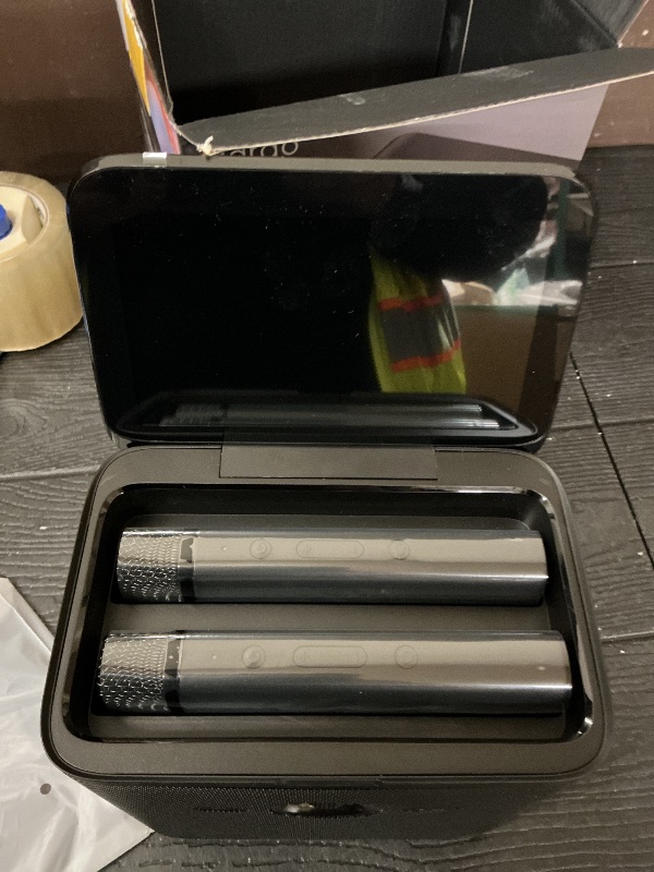 Photo 1 of Ikarao Karaoke Machine for Adults, with Lyrics Display Screen, 32GB Karaoke Tablet, 2 Wireless Microphones, Karaoke Speaker with Autotune EQ, Connect TV, Portable Karaoke System for Home Outdoor Party