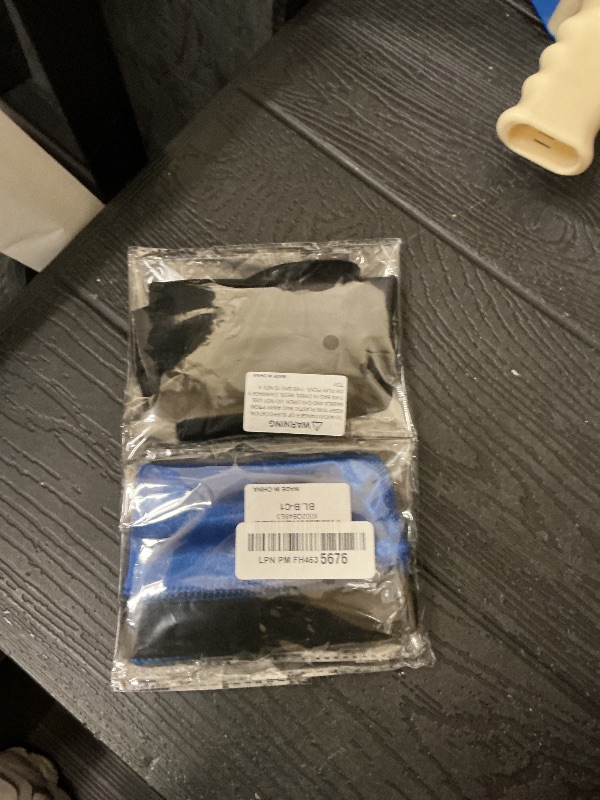 Photo 1 of 2PCS Silky Stocking Wave Cap for Men, Good Compression Over Durag (Blue+Black)