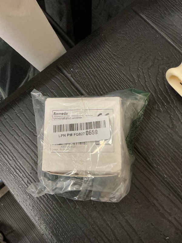 Photo 1 of 4 Pack Universal Adapter, Europe to US Plug Travel Adapters (White)