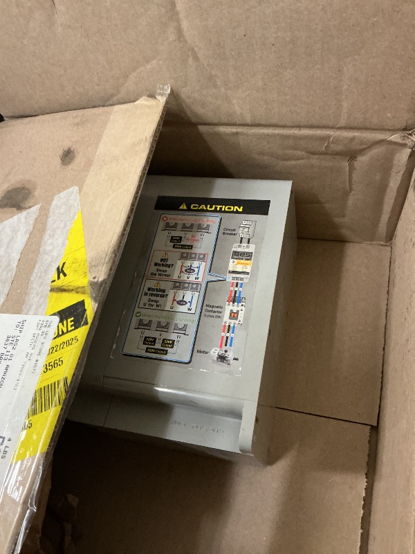 Photo 1 of DPS Sinlge Phase to 3 Phase Converter, 10HP, 30A, Input/Output 200V - 240V MY-PS-10 Model Must Be Used for 7.5HP(5.5kW) 23A Motor, DPS Must Be Used for 1 Motor Only, UL-Listed