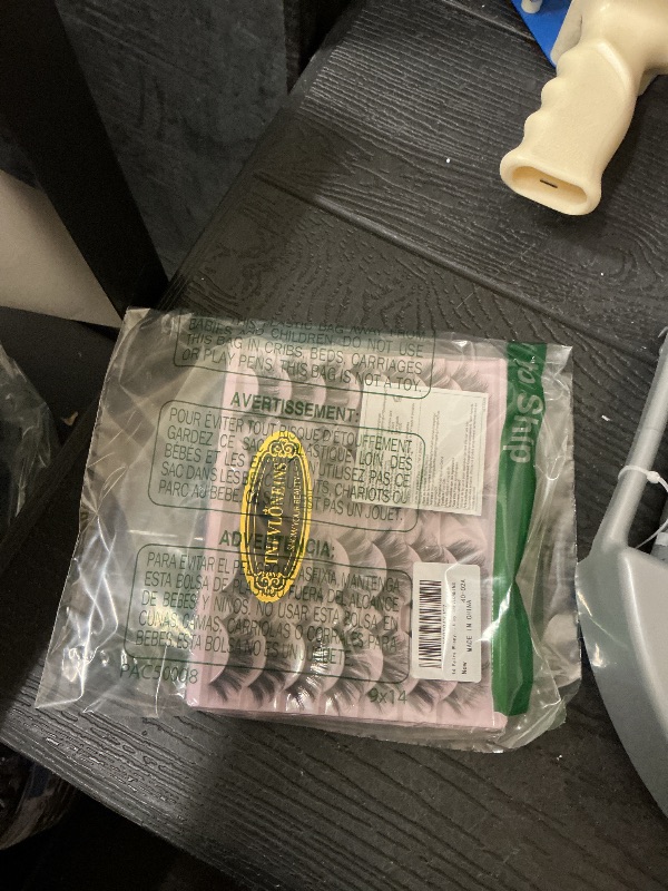 Photo 1 of 14 Pairs Wispy Mink Lashes False Eye Lashes Natural Look 5D Volume 16mm Fake Eyelashes Pack by TNFVLONEINS