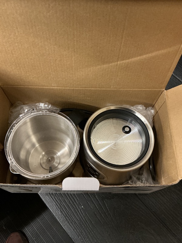 Photo 1 of Milk Frother and Steamer, Large Capacity Detachable Electric Milk Frother, Automatic Warm and Cold Foam Maker, Hot Chocolate Maker, BPA Free