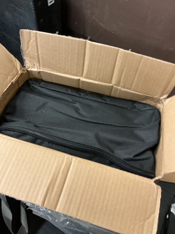 Photo 1 of APTY 21 Cubic Feet Car Rooftop Cargo Bag Carrier, Soft Roof Top Luggage Bag for All Vechicles with/Without Racks - with Waterproof Zip, Luggage Lock, Anti-Slip Mat, Storage Bag, Door Hooks, Blue