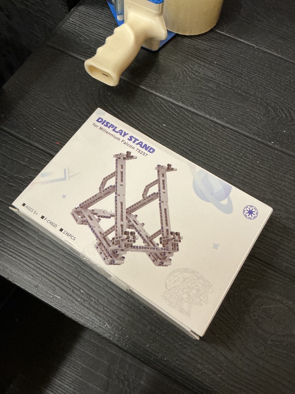 Photo 1 of Millennium Falcon Vertical Display Bracket for Lego 75257 Starship Model, Sturdy Stand Building Kit, Best Gift and Movie Collectible for Adults(236 PCS)