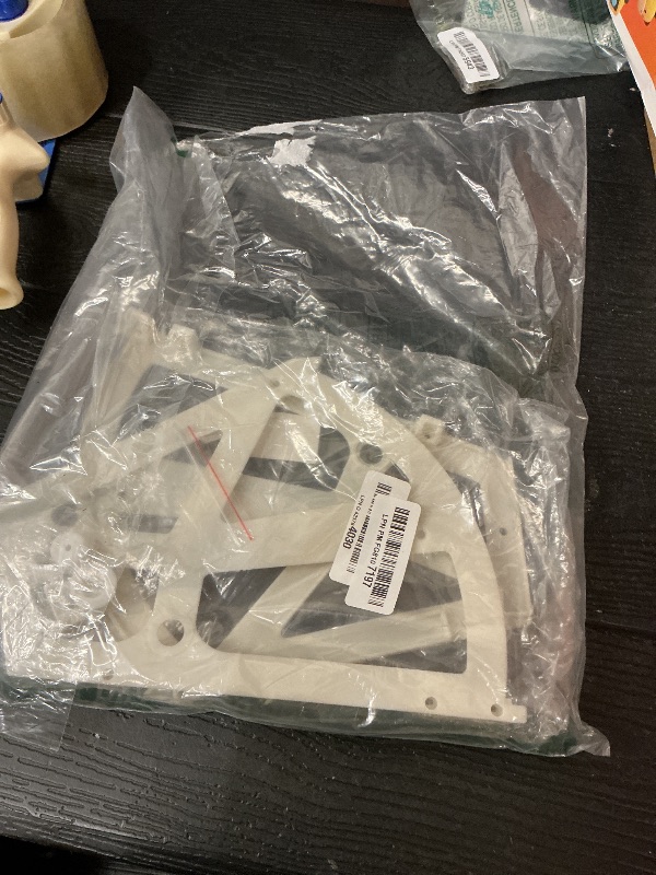 Photo 1 of 2 Layers Shoes Drawer Cabinet Hinges Black Cabinet Flip Frame Shoe Rack Replacement for Porch Kitchen Living Room(White)