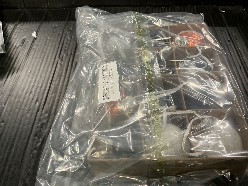 Photo 1 of 12PCS Halloween Christmas Magic Ball Ornaments ?Night Before Baubles with Strings Hanging for Holiday Party Tree Decoration Outdoor Intdoor Decor (Christmas)