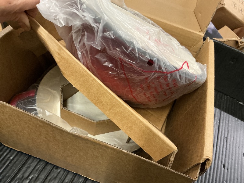 Photo 1 of Enamelled Cast Iron Dutch Oven Pot – Dutch Oven Pot with Lid For Sourdough Bread Baking – Cast Iron Bread Oven – Red, Umite Chef 6QT Pot with Lid & Cotton Potholders