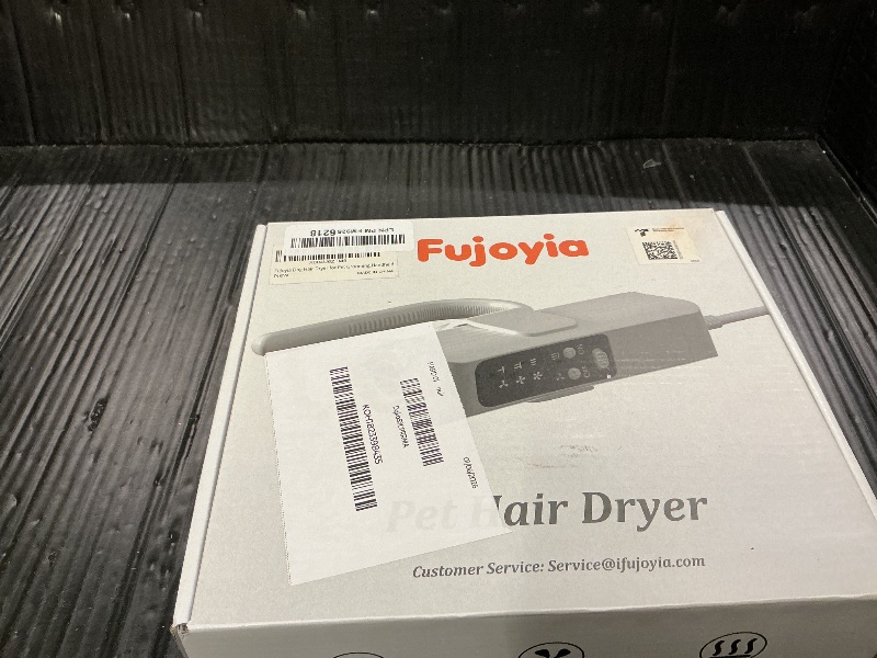 Photo 1 of Fujoyia Dog Dryer, Pet Hair Dryer, 110,000 RPM Brushless High-Speed Blower for Dogs and Cats – Quiet 1000W Portable Grooming Pet Dryer with Negative Ions & Hanging Strap for Small to Medium Breeds