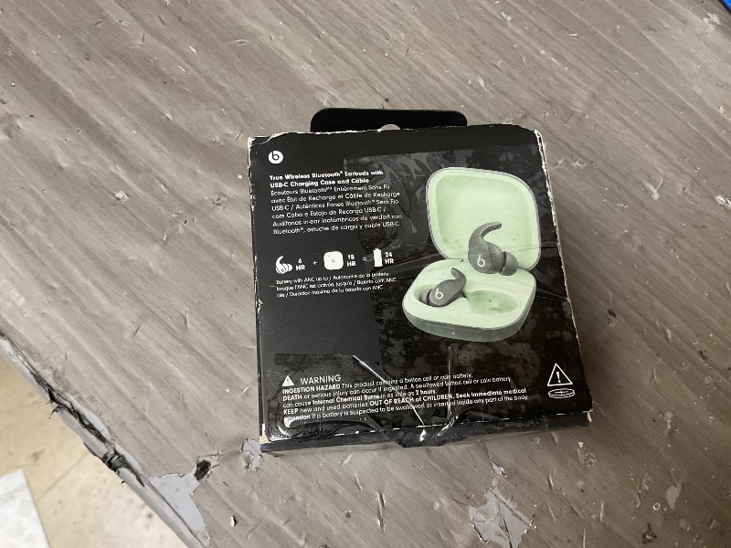 Photo 1 of Beats Fit Pro (1st Gen) - True Wireless Noise Cancelling Earbuds - Active Noise Cancelling - Sweat Resistant Earphones, Compatible with Apple & Android, Class 1 Bluetooth® - Sage Gray