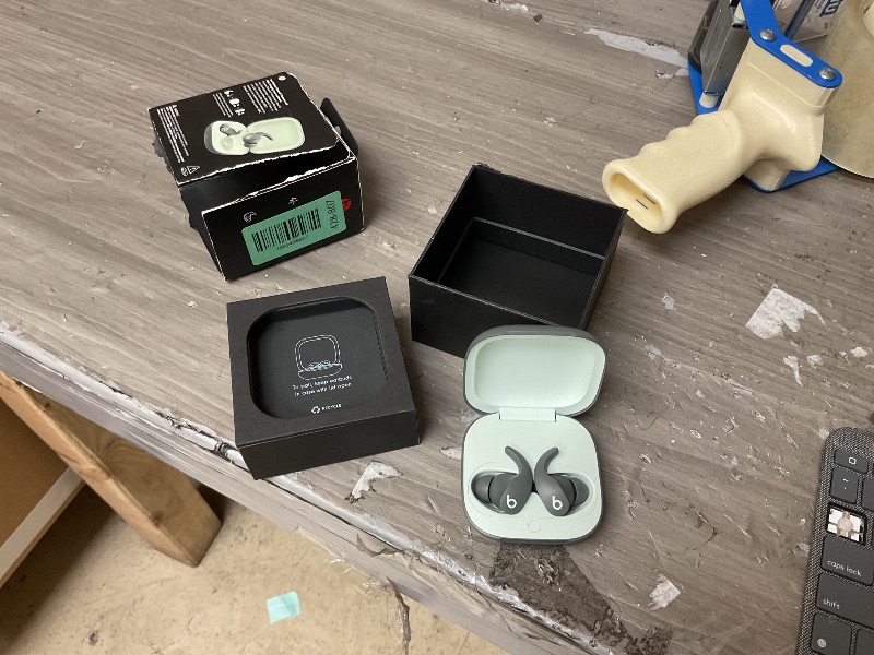 Photo 1 of Beats Fit Pro (1st Gen) - True Wireless Noise Cancelling Earbuds - Active Noise Cancelling - Sweat Resistant Earphones, Compatible with Apple & Android, Class 1 Bluetooth® - Sage Gray