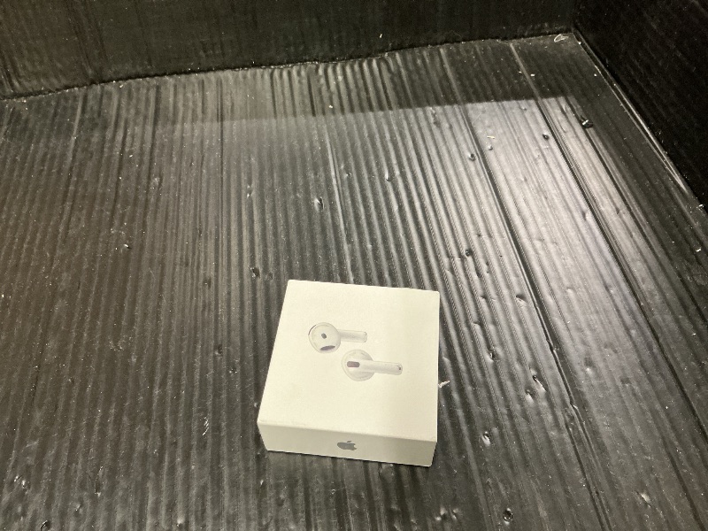 Photo 1 of Apple AirPods 4 Wireless Earbuds, Bluetooth Headphones, with Active Noise Cancellation, Adaptive Audio, Transparency Mode, Personalized Spatial Audio, USB-C Charging Case, Wireless Charging, H2 Chip