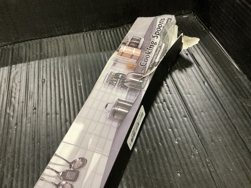 Photo 1 of 2 Pcs Stainless Steel Cooking Spoons Set, Solid & Slotted Metal Serving Spoons, Heavy Duty Sturdy Large Soup Ladle, High Heat Resistant Kitchen Cooking Utensils for Mixing, Stirring, Easy to Clean