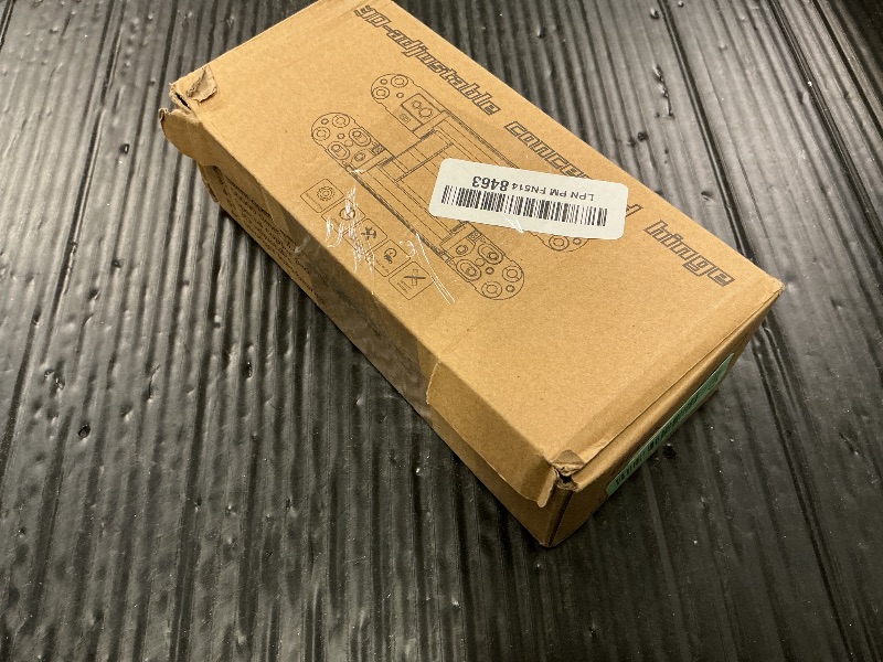 Photo 1 of 2pcs 6 inch Stainless Steel Hidden Door Hinges - Invisible Hinges for Doors, 180 Degree Swing Concealed Hinges, 3 Way Adjustable & Heavy Duty (Black)