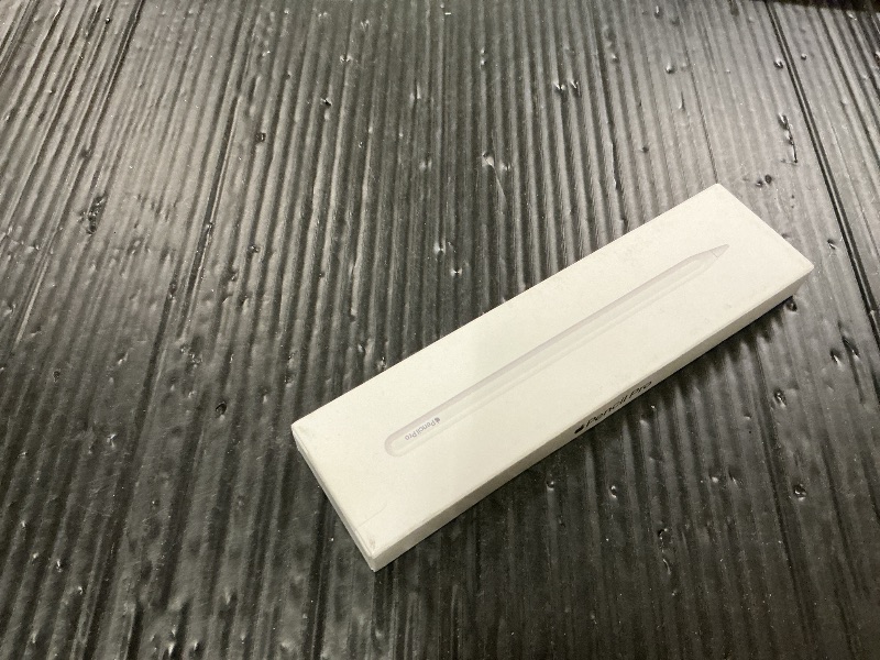 Photo 1 of Apple Pencil Pro: Latest Model - Device Compatibility Check Required - Pixel-Perfect Precision, Tilt and Pressure Sensitivity, Perfect for Note-Taking, Drawing, and Art. Charges and Pairs Magnetically