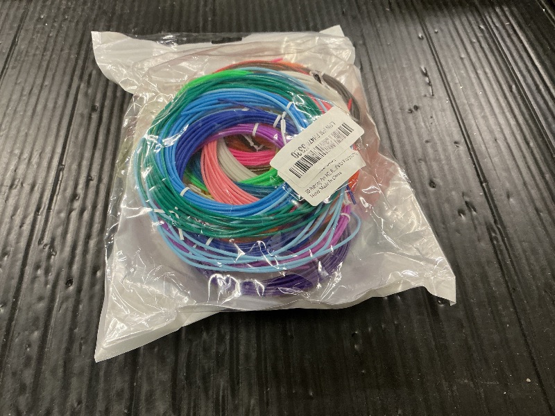 View 2 of 3D Printing Pen PCL Filament Refills 1.75mm, Pack of 20 Colors, Low Melting Temp of 70?, High-Precision Diameter, Non-Toxic Non-Clogging(200 FT)?not Included 3D Pen?