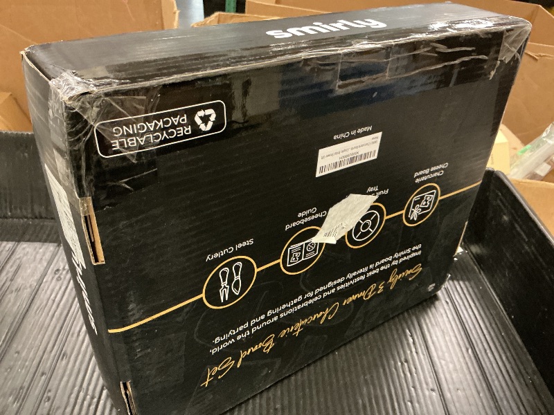 Photo 1 of SMIRLY Charcuterie Boards Set - Large Bamboo Cheese Board Set - House Warming Gifts New Home, Wedding Gift for Couple, Bridal Shower Gift, Birthday Gifts for Women