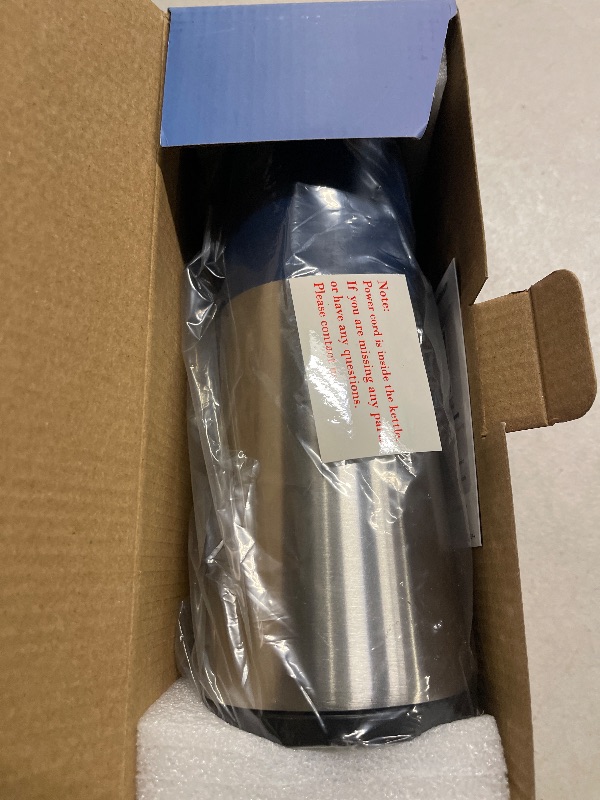 Photo 1 of Travel Electric Kettle Portable Mini Kettle,Small Hot Water Boiler with 4 Temperature Settings,304 Stainless Steel,Fast Boiling Water with Auto Shut-Off and Boil Dry Protection,400ml (Beige, 400ML)