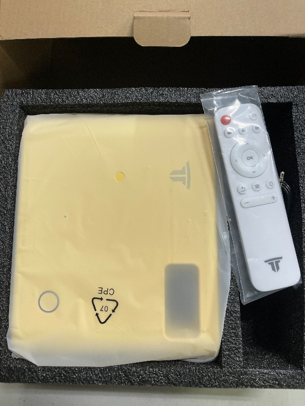 Photo 1 of Projector with Wifi and Bluetooth, 200" Projector Full HD 1080P Video Projector, 18000L Movie Projector Compatible with Android/iOS/Laptop/TV Stick/X-Box/HDMI/USB(YELLOW)