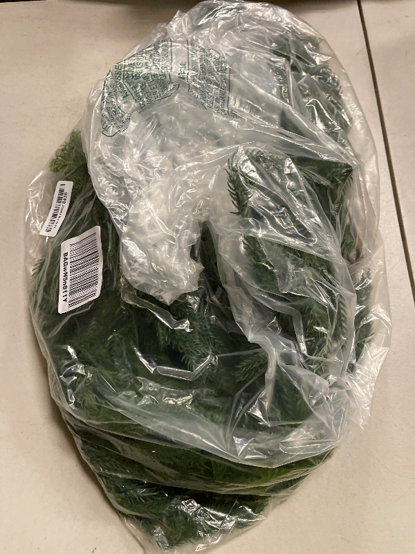 Photo 1 of 2 Pack 6FT Real Touch Norfolk Pine Garland – Artificial Evergreen Greenery Christmas Decoration for Mantel, Staircase, Table, Indoor Outdoor Rustic Farmhouse Winter Holiday Decor