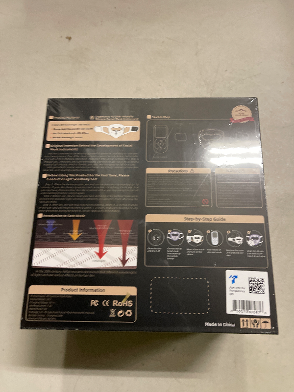 Photo 1 of LED Light Therapy Mask, 4D LED Face Mask Light Therapy - 4 Modes Face Mask Light Therapy, 850nm Infrared & Red Light Masks, 4000mAh Rechargeable - Light Therapy Skin Care, Home Use