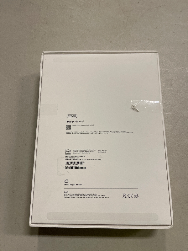 Photo 1 of Apple iPad 11-inch: A16 chip, 11-inch Model, Liquid Retina Display, 128GB, Wi-Fi 6, 12MP Front/12MP Back Camera, Touch ID, All-Day Battery Life — Silver