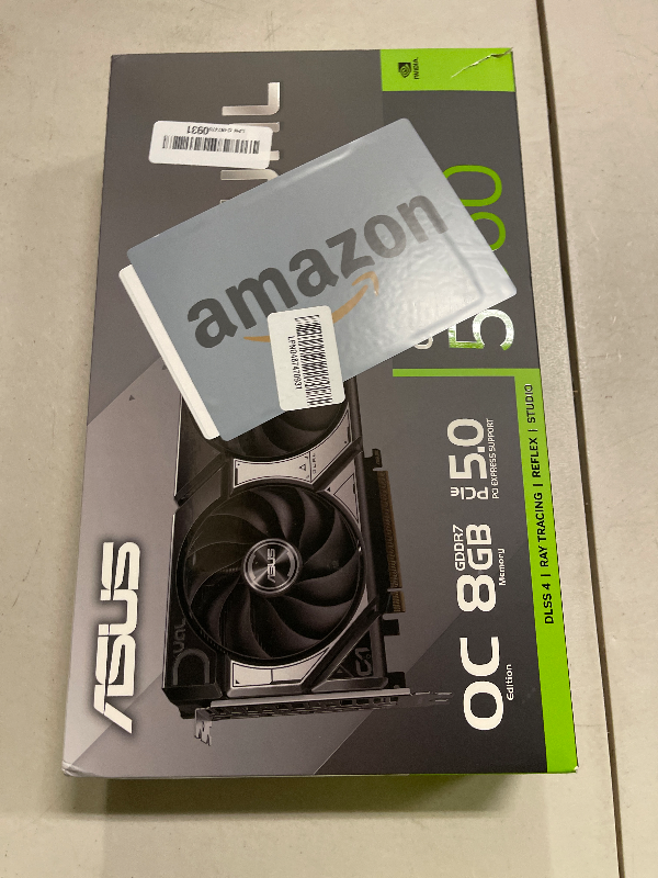 Photo 1 of ASUS Dual GeForce RTX™ 5060 8GB GDDR7 OC Edition (PCIe 5.0, 8GB GDDR7, DLSS 4, HDMI 2.1b, DisplayPort 2.1b, 2.5-Slot Design, Axial-tech Fan Design, 0dB Technology, and More)
