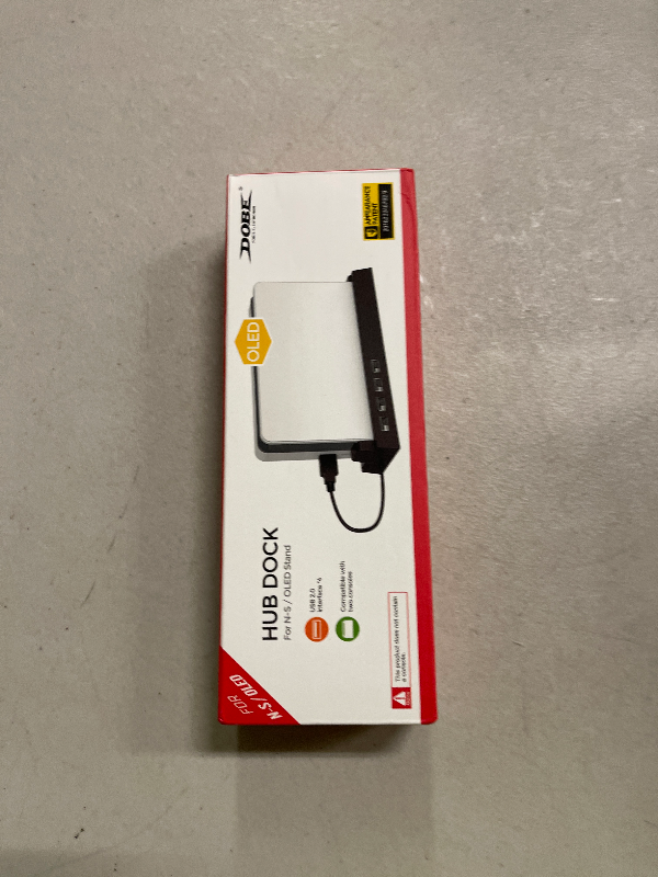 Photo 1 of USB Hub for Nintendo Switch Dock – 4-Port USB Controller Expansion Adapter, Powered USB Hub Switch Nintendo for Multiplayer Gaming & Safe Charging – Not Compatible with Nintendo Switch 2