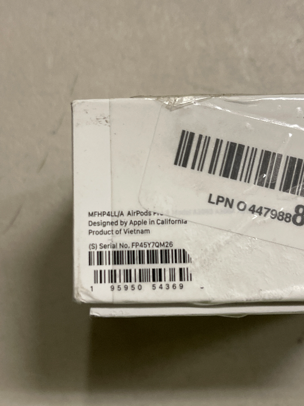 Photo 1 of Apple AirPods Pro 3 Wireless Earbuds, Active Noise Cancellation, Live Translation, Heart Rate Sensing, Hearing Aid Feature, Bluetooth Headphones, Spatial Audio, High-Fidelity Sound, USB-C Charging