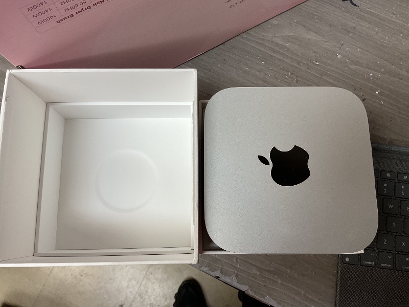 Photo 1 of see notes and pictures………..Apple 2024 Mac mini Desktop Computer with M4 chip with 10?core CPU and GPU: Built for Apple Intelligence, 16GB Unified Memory, 256GB SSD Storage, Gigabit Ethernet. Works with iPhone/iPad