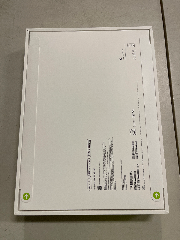 Photo 1 of Apple 2025 MacBook Air 13-inch Laptop with M4 chip: Built for Apple Intelligence, 13.6" Liquid Retina Display, 24GB Unified Memory, 512GB SSD Storage, 12MP Center Stage Camera, Touch ID, Midnight