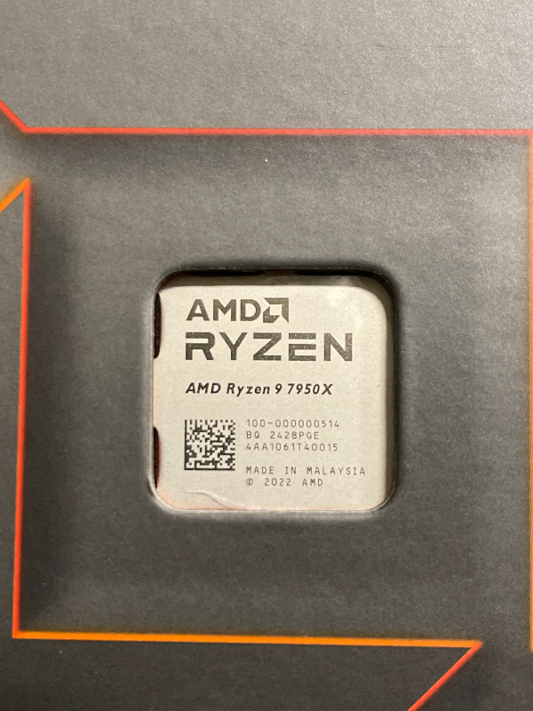 Photo 1 of AMD Ryzen 9 7950X 16-Core, 32-Thread Unlocked Desktop Processor