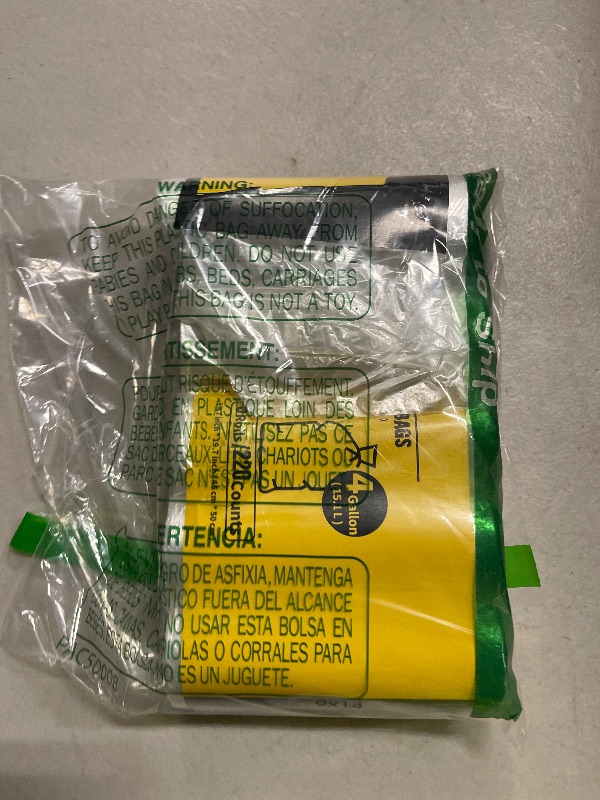 Photo 1 of 220Counts Small Trash Bags 4 Gallon, Flexible & Durable Small Garbage Bags, Unscented & Easy Tearing 4 Gallon Trash Bag for Kitchen, Bathroom, Bedroom, Office, Transparent,0.3Mil