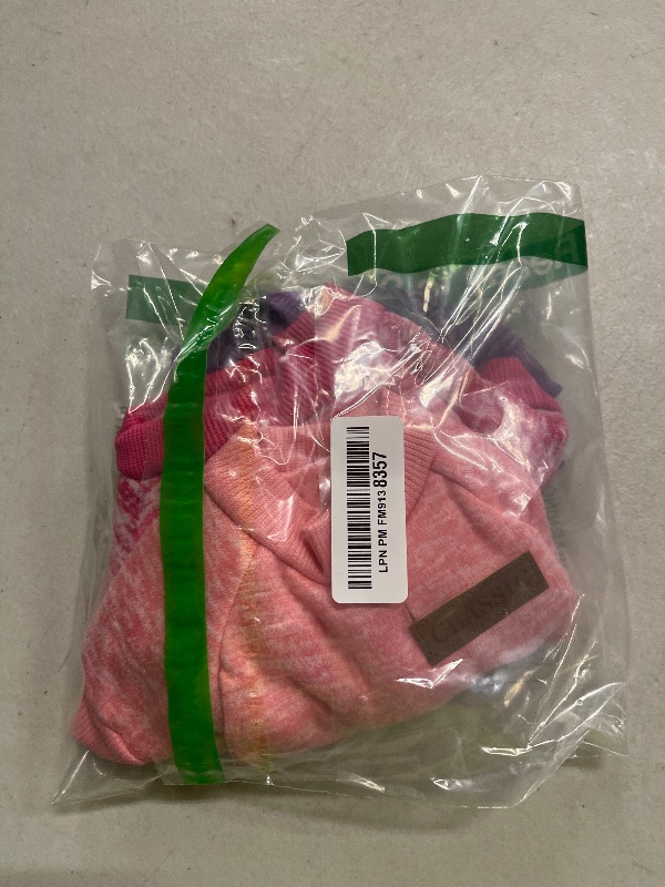 Photo 1 of 3 Pack Dog Sweaters for Small Dogs Girl Boy Winter Fleece Clothes Warm Soft Dog Sweatshirt Outfit for Dogs Cats Pet Apparel (Pink+Rose+Purple, XX-Small)