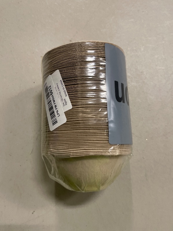 Photo 1 of 100 Pack 8oz Compostable Paper Bowls,Heavy-Duty Disposable Natural Bagasse Bowls,Biodegradable Soup Bowls,Eco-Friendly,Heat Resistant,for Ice Cream,Salad,Soup,Snack,Dessert,Pasta,Hot or Cold Use