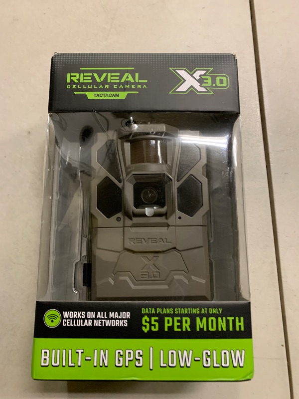 Photo 1 of TACTACAM Reveal X Gen 3.0 Cellular Trail Camera: Auto Connect 4G LTE, 4K Photo, 1080p Video, Low-Glow IR Flash, No SD Card Needed, Long Battery Life – Best Hunting, Game & Property Monitoring Camera