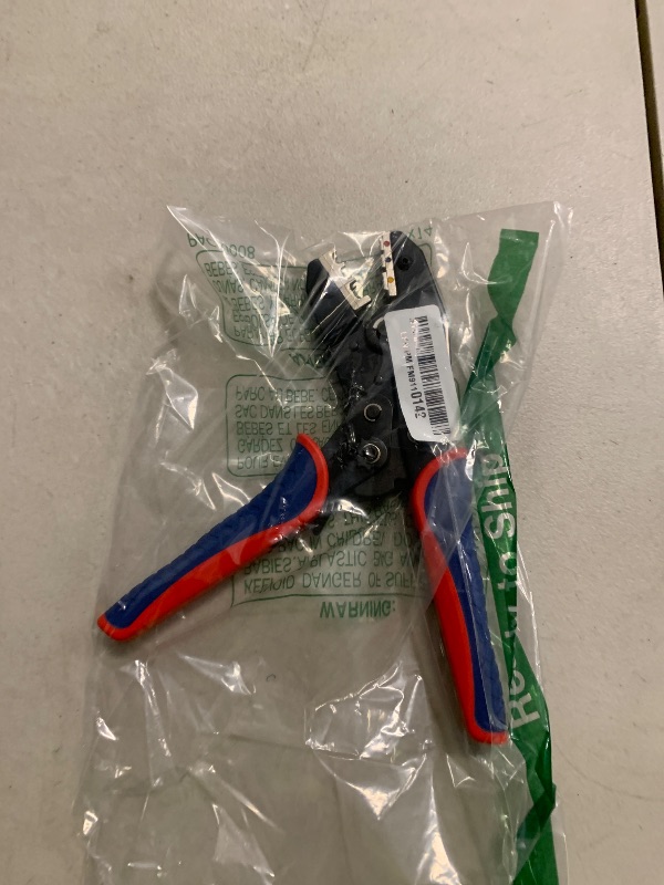 Photo 1 of HKS Crimping Tool For Insulated Electrical Connectors - Ratcheting Wire Crimpers - AWG 22-10 (0.5-6.0mm²) - Ratchet Terminal Crimper - Electrical Crimping Tool
