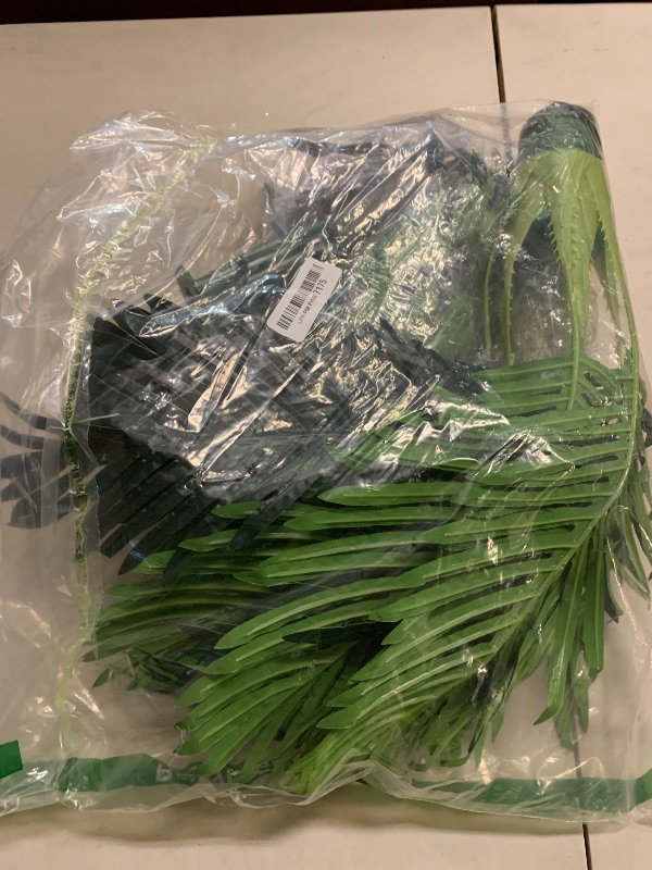 Photo 1 of 2 Pack Artificial Plants Outdoor with Solar Light 25" Prelit Christmas Tree with Spike Pathway Light with 8 Lighting Modes for Xmas Decoration Yard Patio Garden Walkway Sidewalks Landscape- Palm Tree