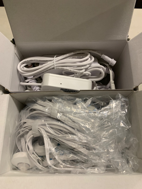 Photo 1 of Lumary Permanent Outdoor Lights Pro 105ft with 80LED RGBAICW Smart Eave Light for Chirstmas, Work with Alexa Google IP67 Waterproof, Color Changing & White, Multi Scene for Daily Accent Lighting Decor