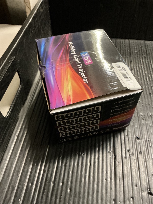 Photo 1 of 3 in 1 Christmas Projector Outdoor with Firefly & Ocean Wave Light, 160 HD Patterns Christmas Decor, 3D Dynamic Christmas Holiday Snowflake Projector Waterproof w/Timer for Outdoor Indoor Light Show